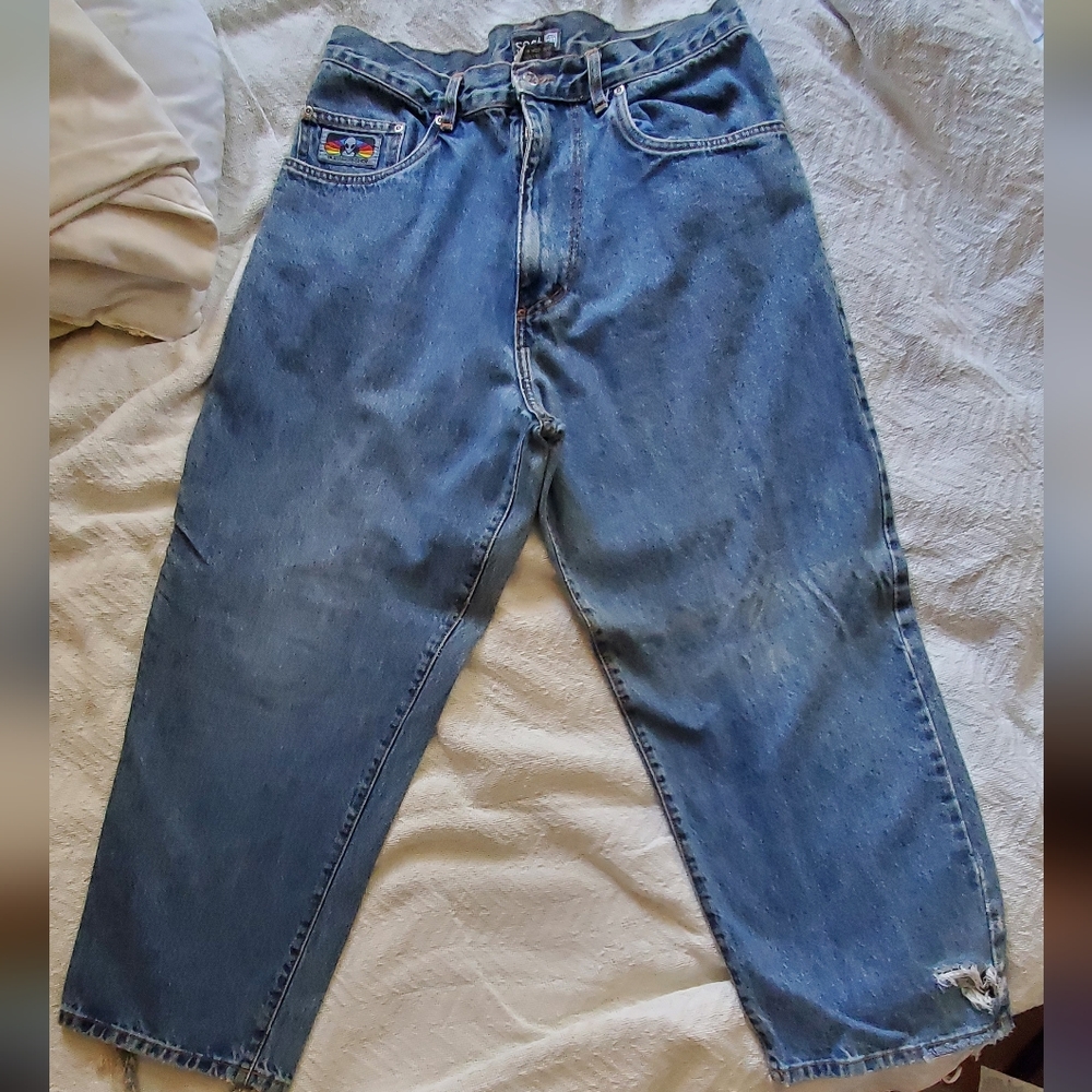 VINTAGE 1990's Alien Workshop / Sect Skateboard Jeans